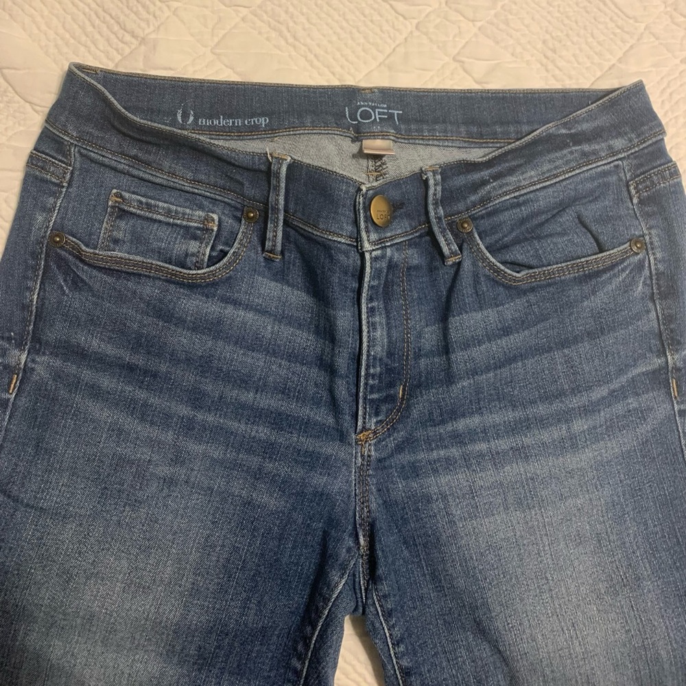 LOFT Modern Crop Jeans